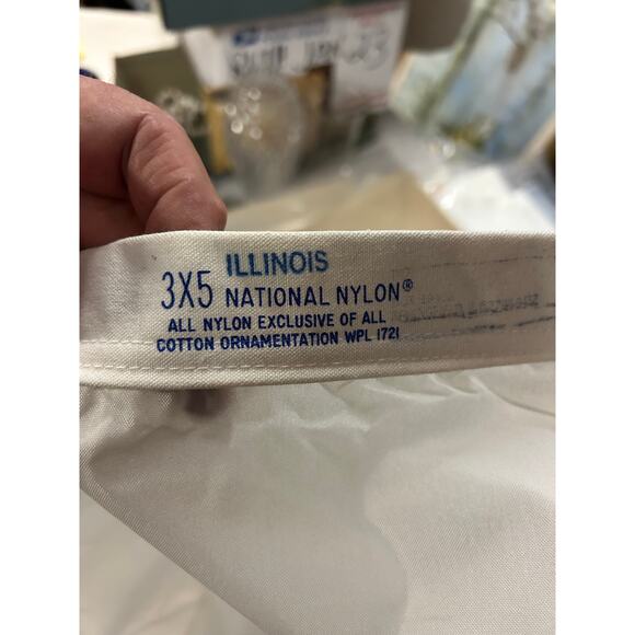 Never flown State of Illinois flag 3x5 National Nylon gift to IL State Senator - Picture 2 of 3